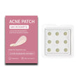 Box of 9 mild acne patches for pimple and closed comedone treatment