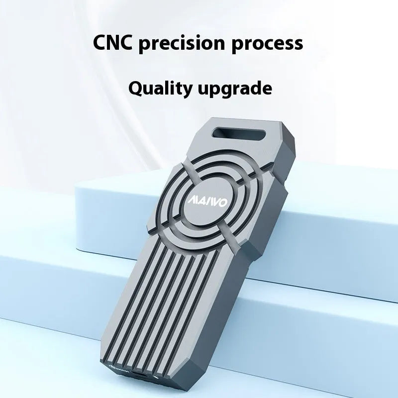 USB4 aluminium alloy hard disk enclosure for M.2 NVMe SSD with 40Gbps speed