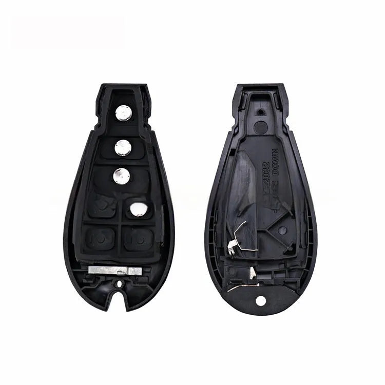 Dodge Chrysler car smart key replacement shell case, ABS brass and nylon, dimensions 85x42x15mm
