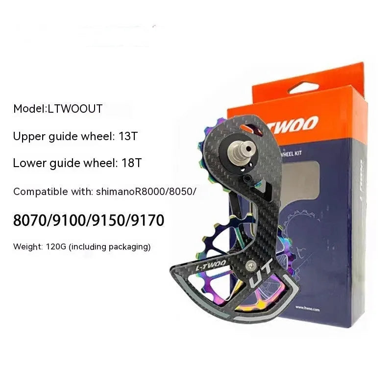 LTWOO 105 rear derailleur jockey pulley wheels with 13T upper and 18T lower teeth
