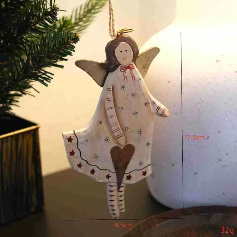 Wooden door plate pendant with hand-painted letters and XINGX design in American country style