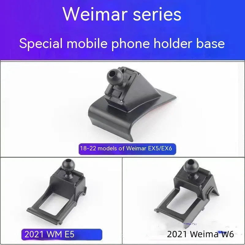 GOODWAY dashboard car phone bracket with 360-degree rotation mounted in vehicle