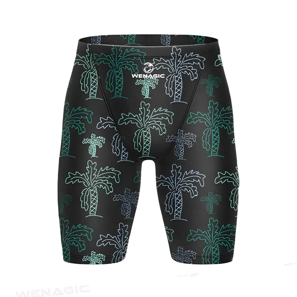 Men's Lycra polyester swimming briefs in briefs style on size chart