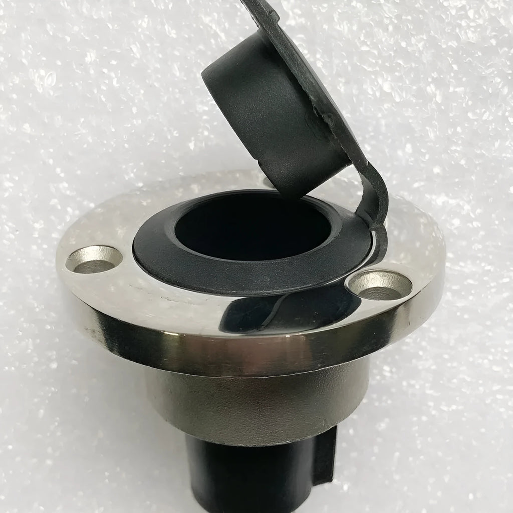 Yacht anchor light ring lamp socket with stainless steel pole and ABS plastic body
