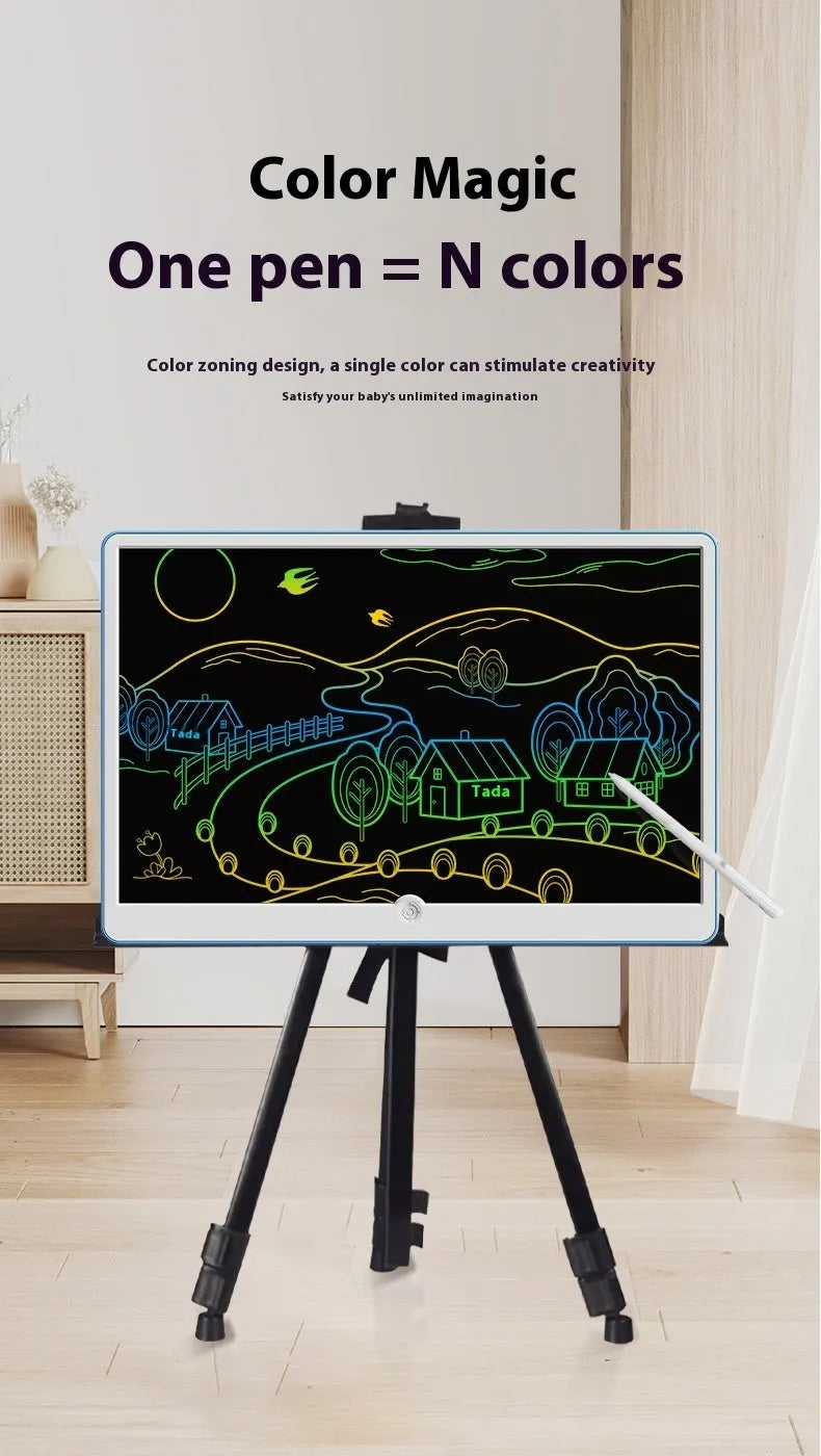 19-inch LCD drawing board for children with rechargeable battery and clear button