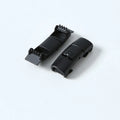 Press lock elastic shoelace with 8mm flat width and cotton weave on a trainer.
