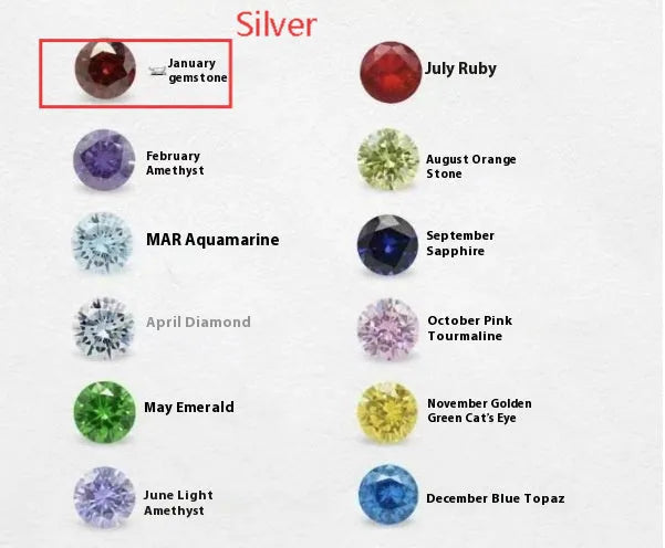 Titanium steel zodiac birthstone necklace with monthly pendant and zircon stone on princess chain