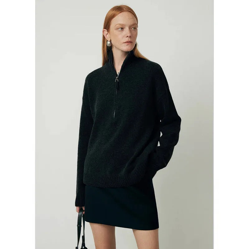 Women's wool bandage dress with loose lapels top in Black or Mountain Rain Grey