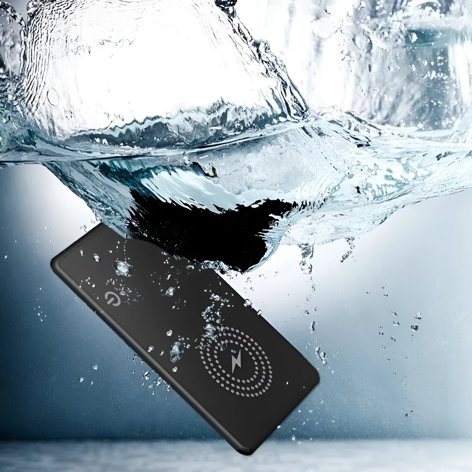 MFI Findmy rechargeable card-type tracker with global positioning, black long battery life edition, 84x52x1.5mm
