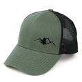 New outdoor trucker embroidered baseball cap for men in acrylic with dome crown and adjustable sizing