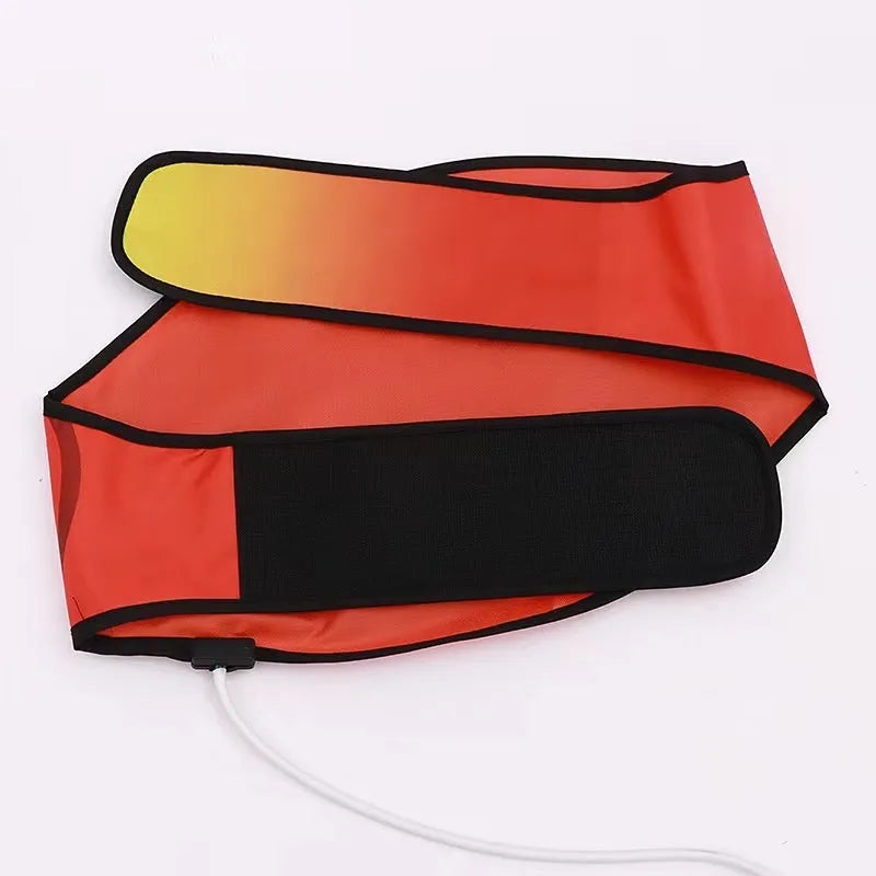 Hot compress waist support belt for sauna massage and lumbar protection during yoga