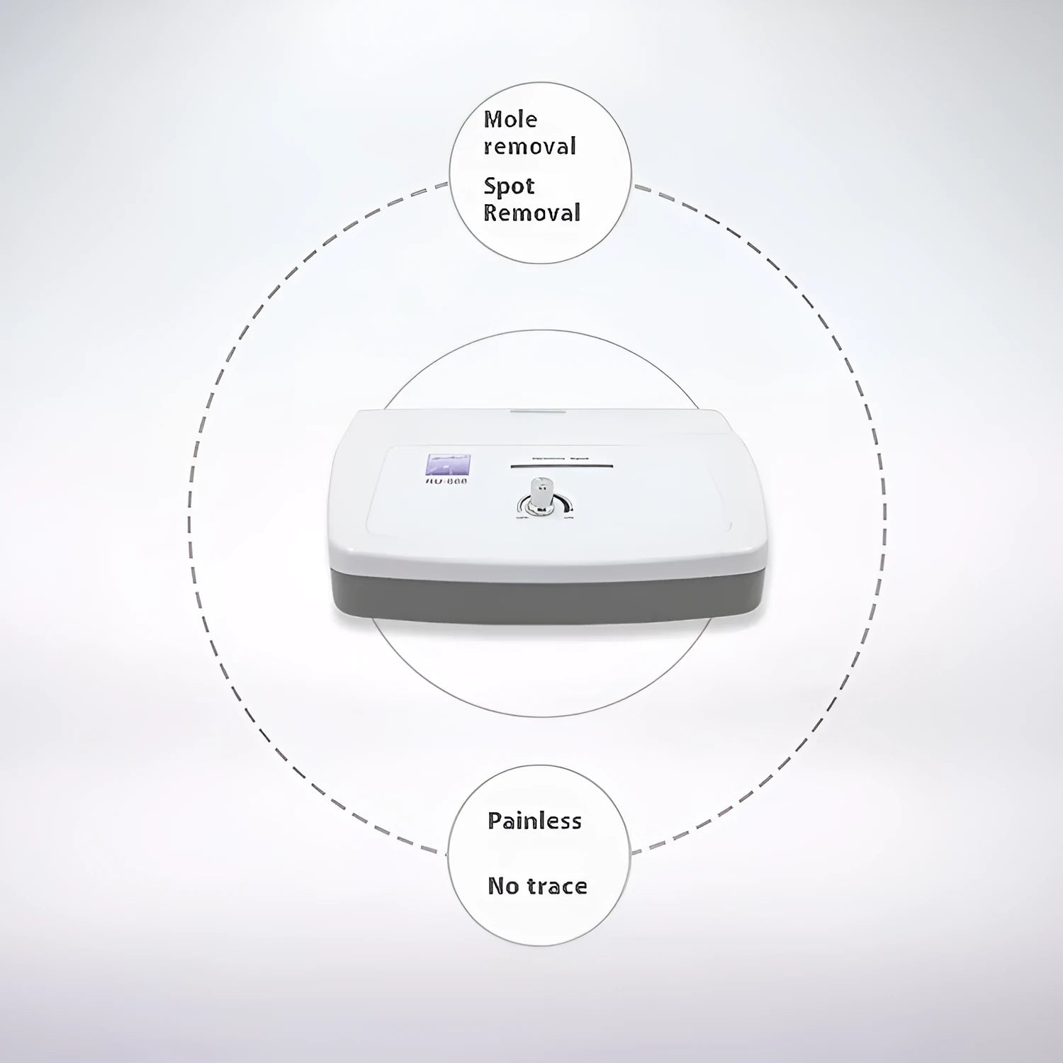 White professional spot removal pen electronic beauty instrument for salon mole removal treatments