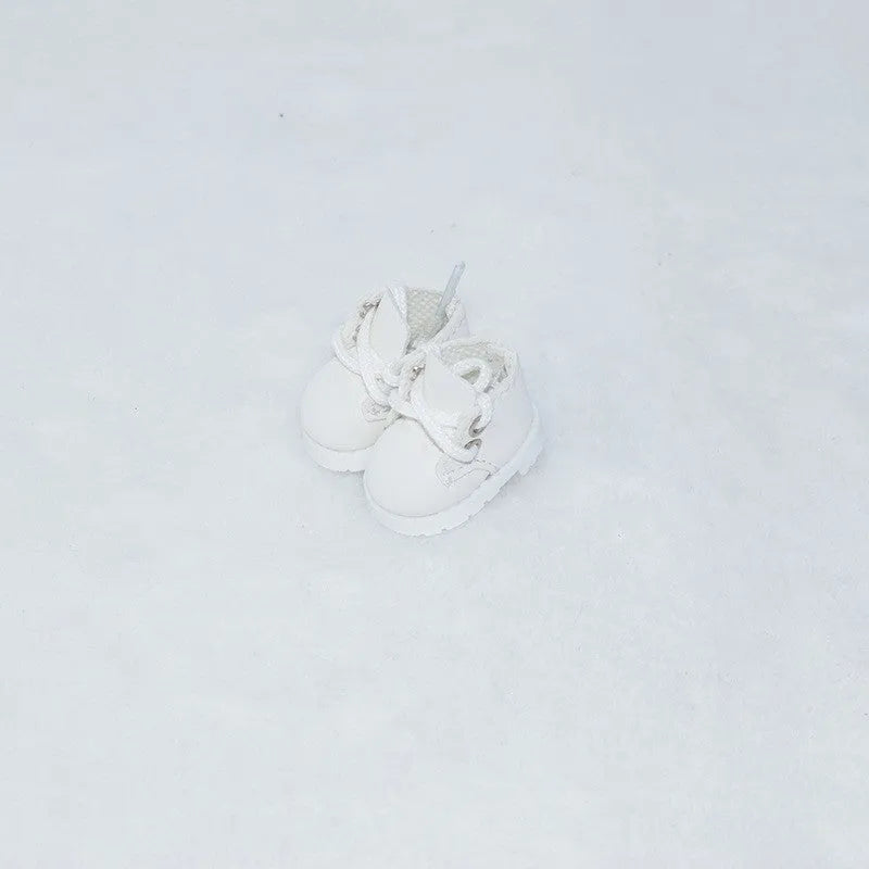 17cm fashion doll replacement shoes in multiple styles including black boots and pink heels