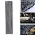 Perforated automotive colour changing film roll with mesh pattern measuring 30cm wide