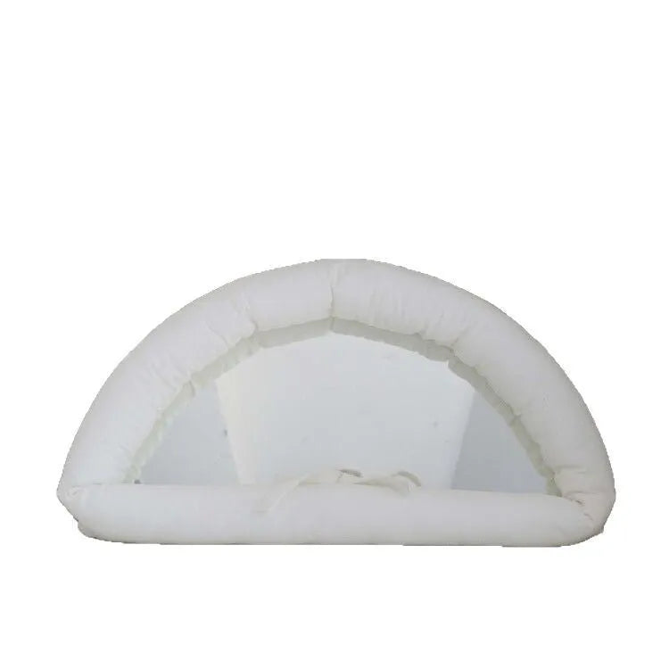Hanging fabric mirror with soft cotton padding for photography backgrounds in solid colours
