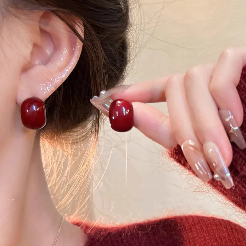 Women's retro alloy non-piercing mosquito repellent ear clip U-shaped design