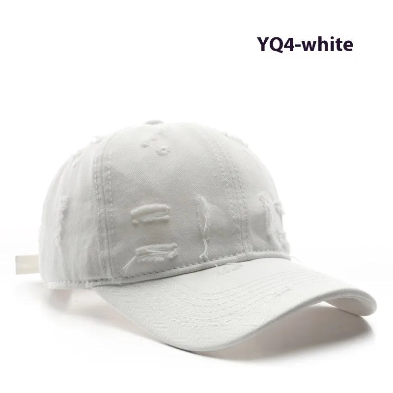Cotton dome crown baseball hat for women with sun protection, available in multiple colours