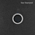 Diamond lens film protector ring made of aluminium alloy and tempered glass for iPhone 12 Pro Max camera