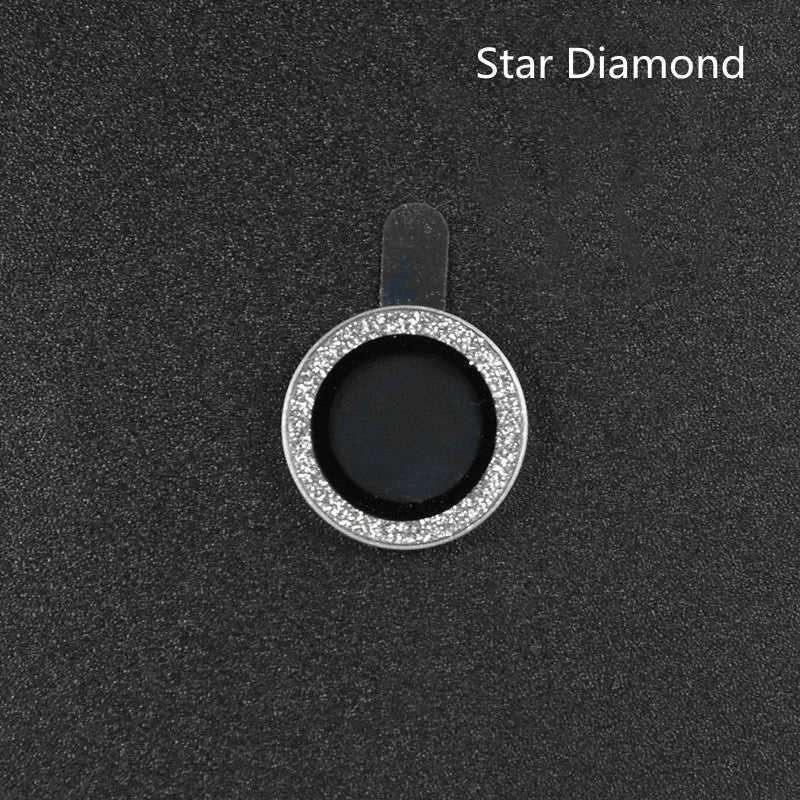 Diamond lens film protector ring made of aluminium alloy and tempered glass for iPhone 12 Pro Max camera