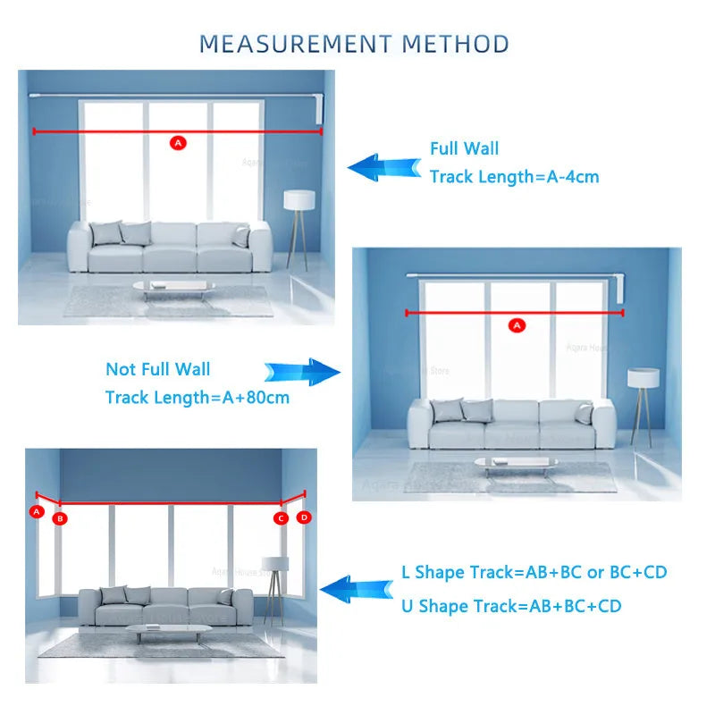 Smart curtain electric system with aluminium track, rechargeable lithium battery motor, and remote control for WiFi voice operation
