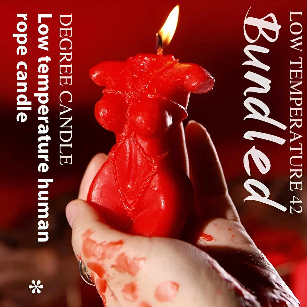 Smsexy Props low temperature soy wax candle in choice of three colours for sensual massage