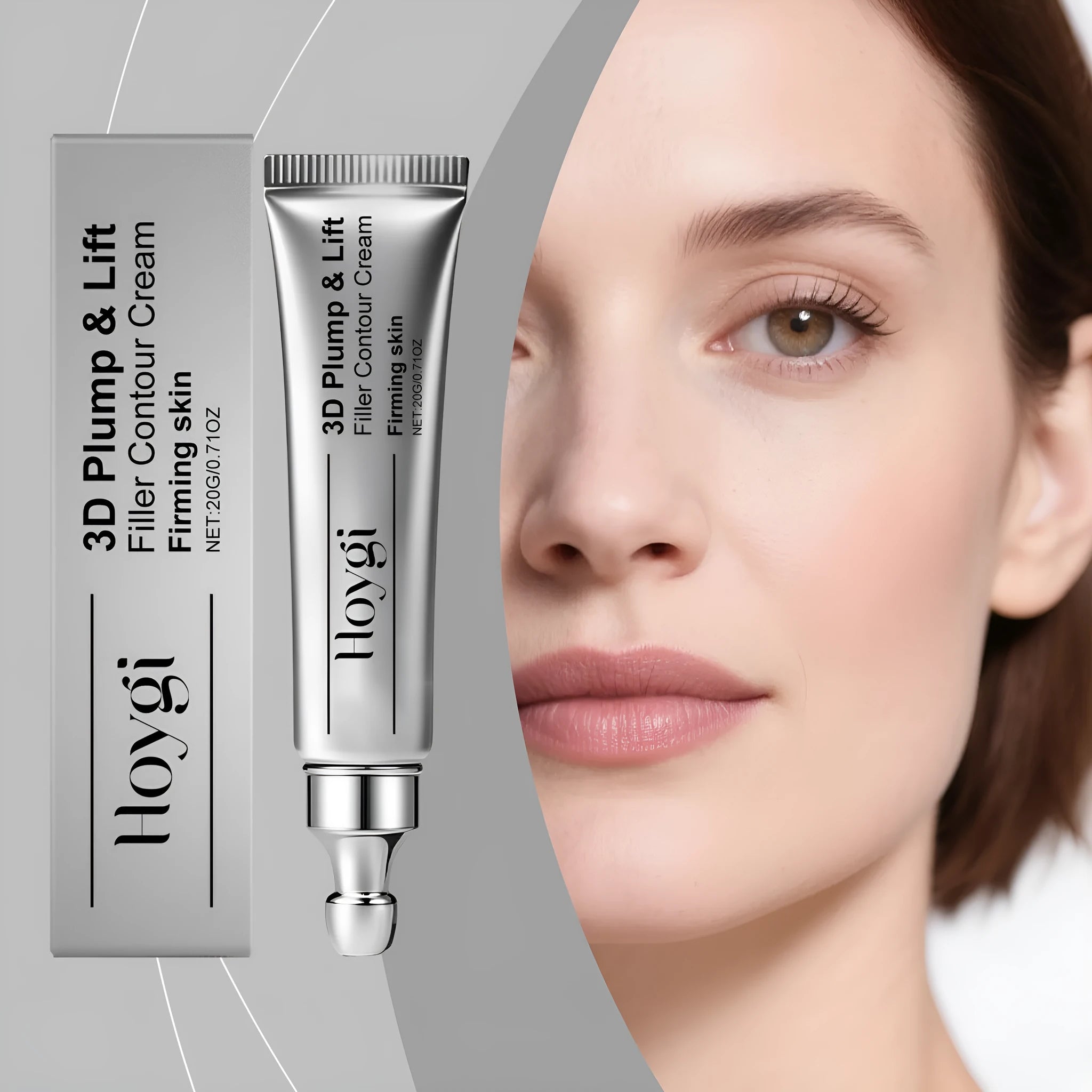 20g tube of moisturising and nourishing eye cream with ceramide EOS on a white background.