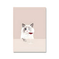 Modern simplicity canvas painting core 40x60cm with white edge for bedroom wall decoration