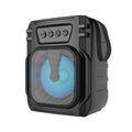 Portable Bluetooth speaker in colour 3107 with compact design and USB charging cable