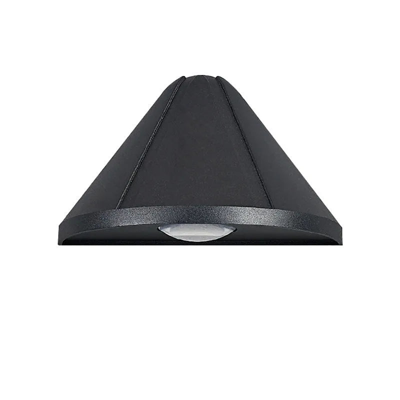 Black and white waterproof bird's nest design courtyard LED lamp with aluminium alloy shell
