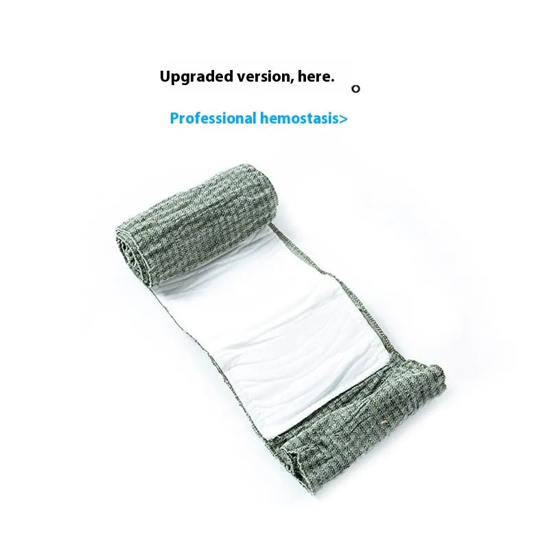 Tactical training gauze bandage rolls in 4-inch and 6-inch sizes for outdoor emergency medical practice