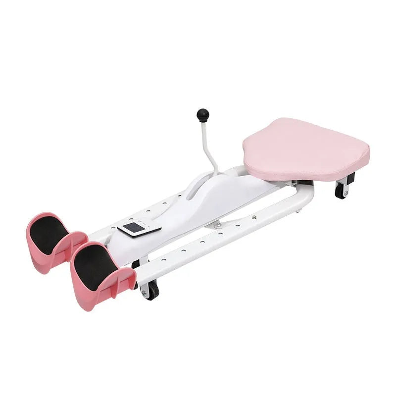 Leg stretching equipment with backrest option for yoga and dance flexibility training