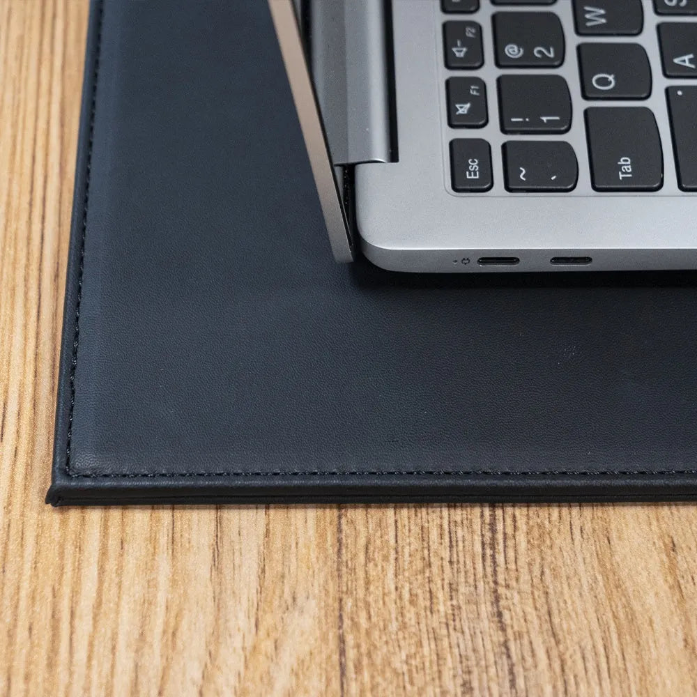 Durable heat-insulating anti-radiation printing tablet pad in black, black gold, blue, and green colour options.