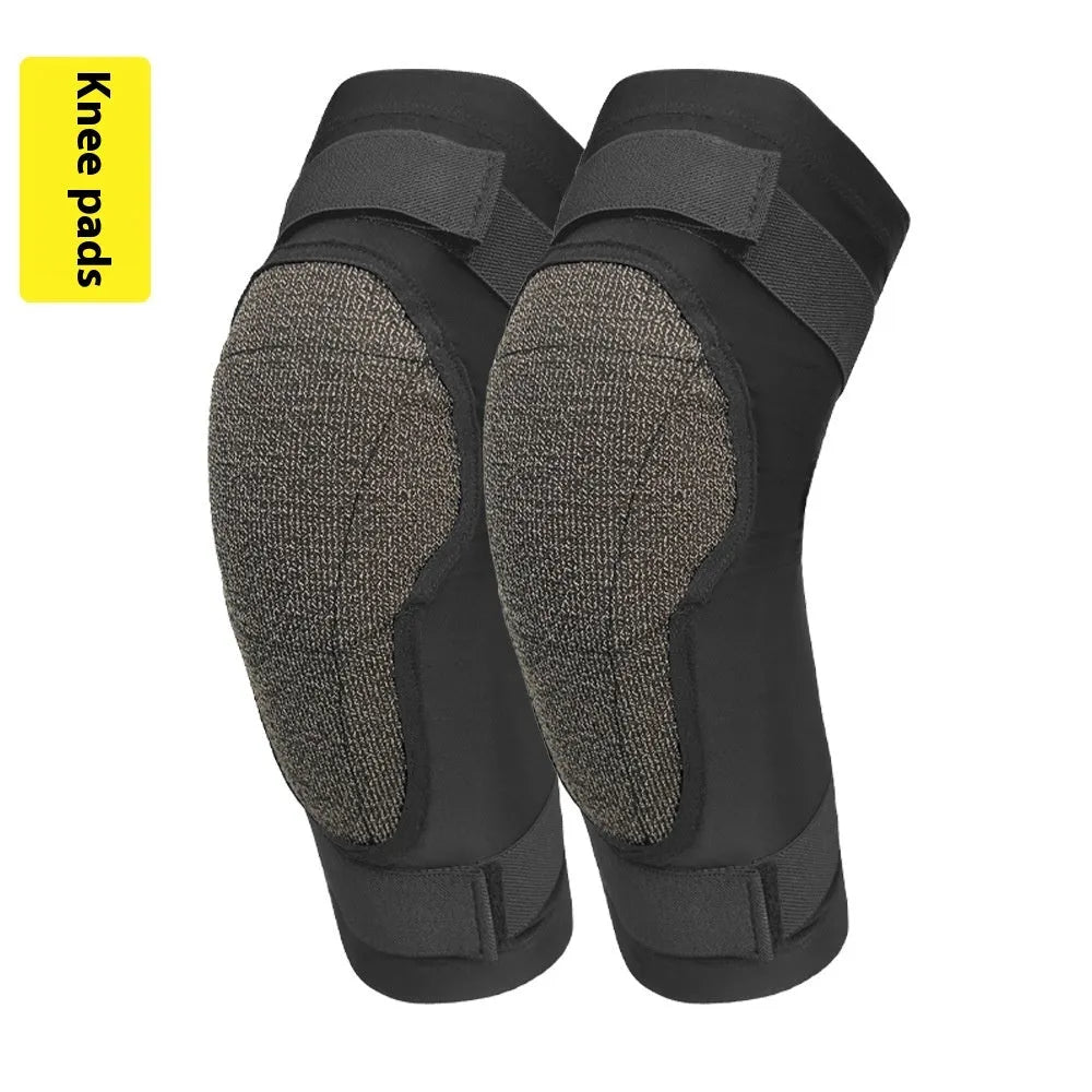 Skiing protective gear hip and knee pads with X-ray diffraction design for anti-fall cushioning