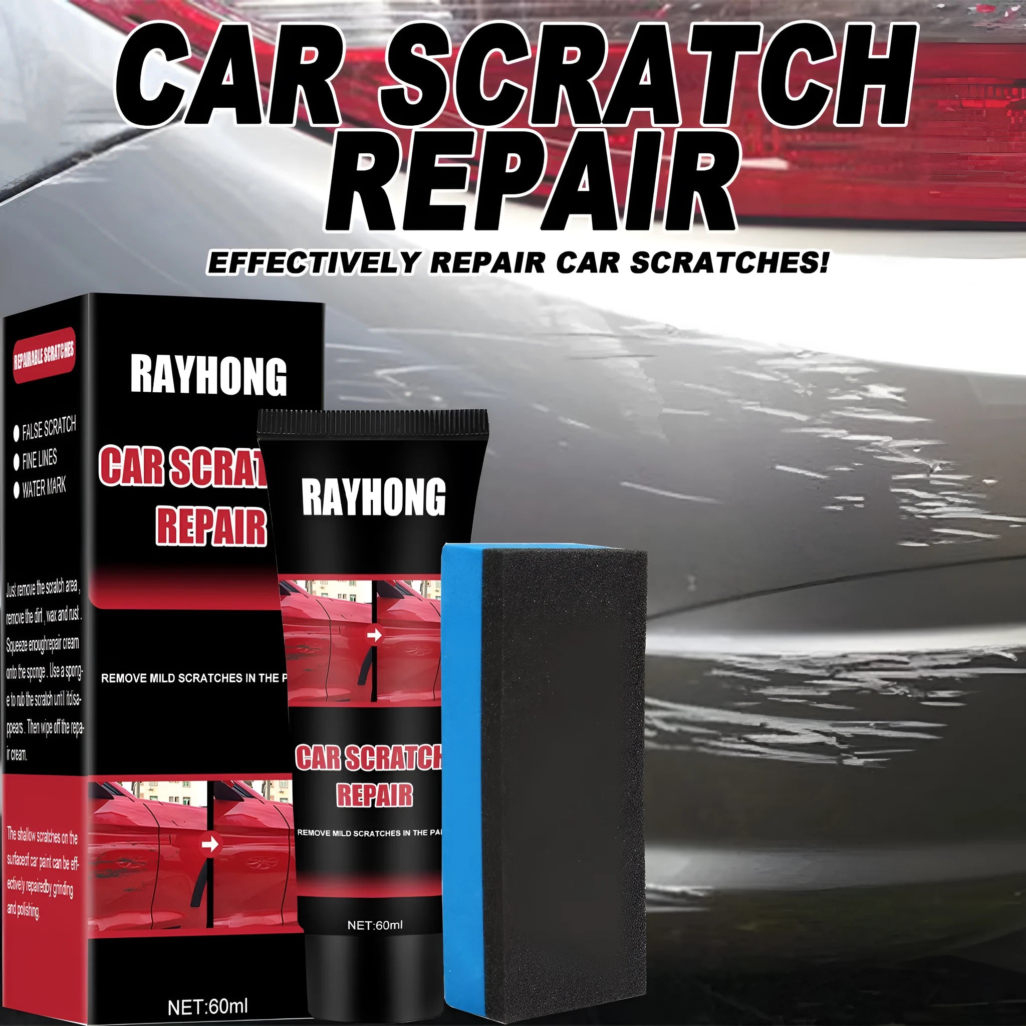 60ml bottle of car scratch repair and polishing wax