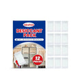 12-pack of anti odor space desiccant bags for household moisture absorption
