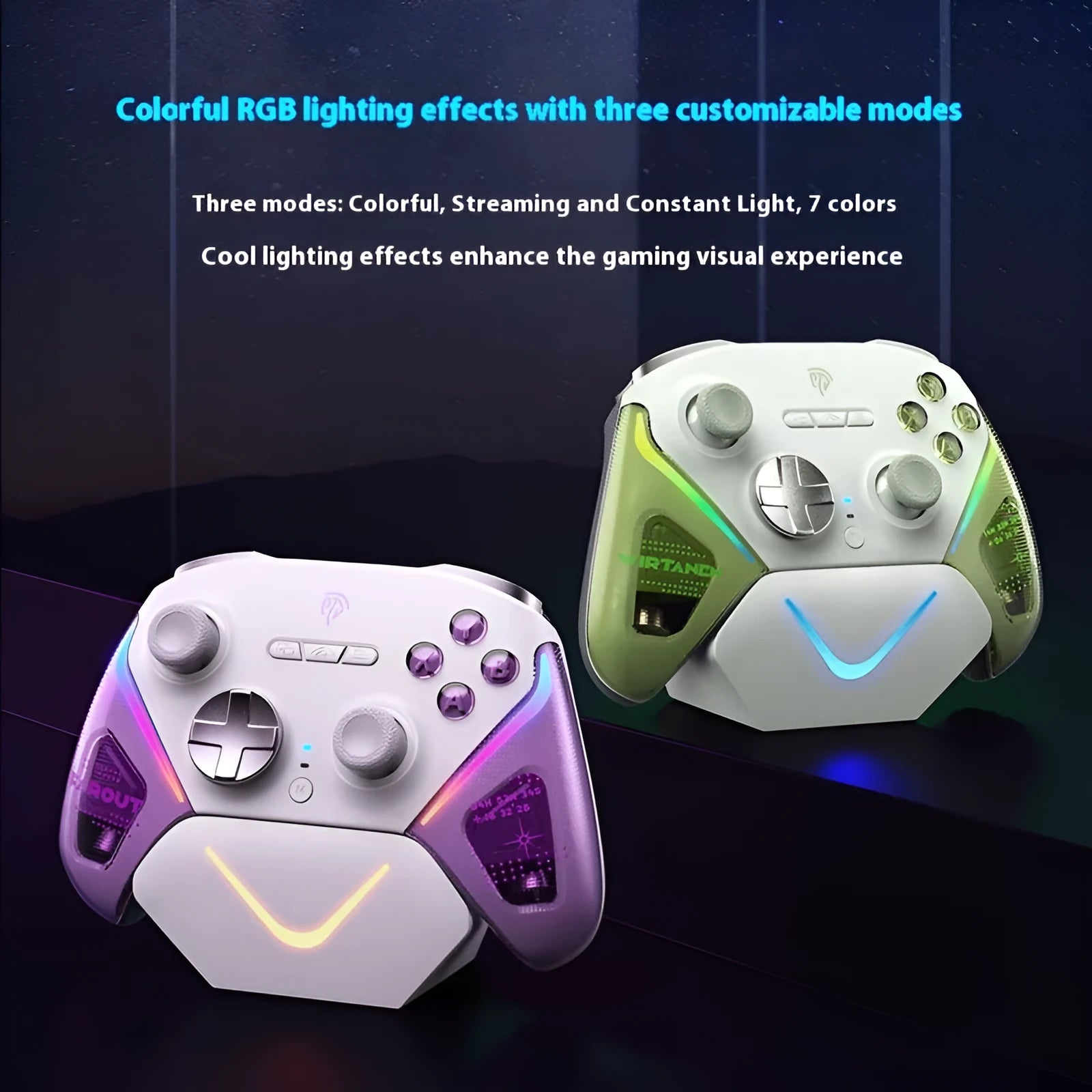 Rocker Smart Startstop Charging Base for PS5 Elite Controller in Black, Green, or Purple