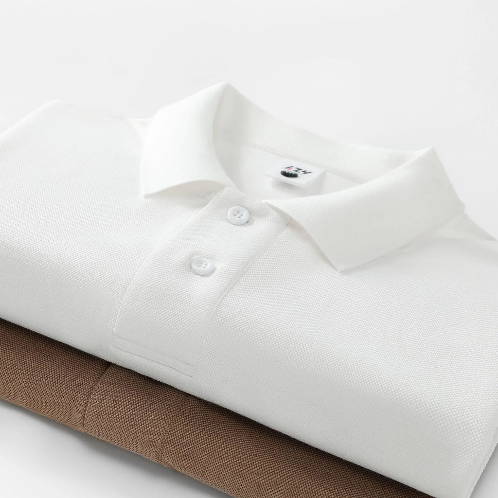 Honeycomb mesh beaded cotton blend short sleeve shirt in a solid colour, loose fit for summer