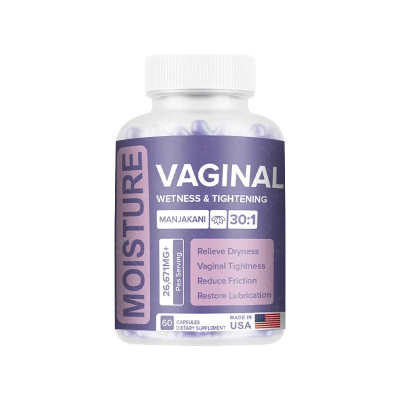 Bottle of Popular Vaginal Capsule supplement containing 60 capsules for adult women