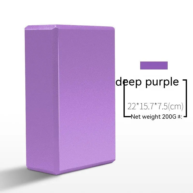 High-density EVA yoga block in various colours including cartoon designs for dance and fitness training