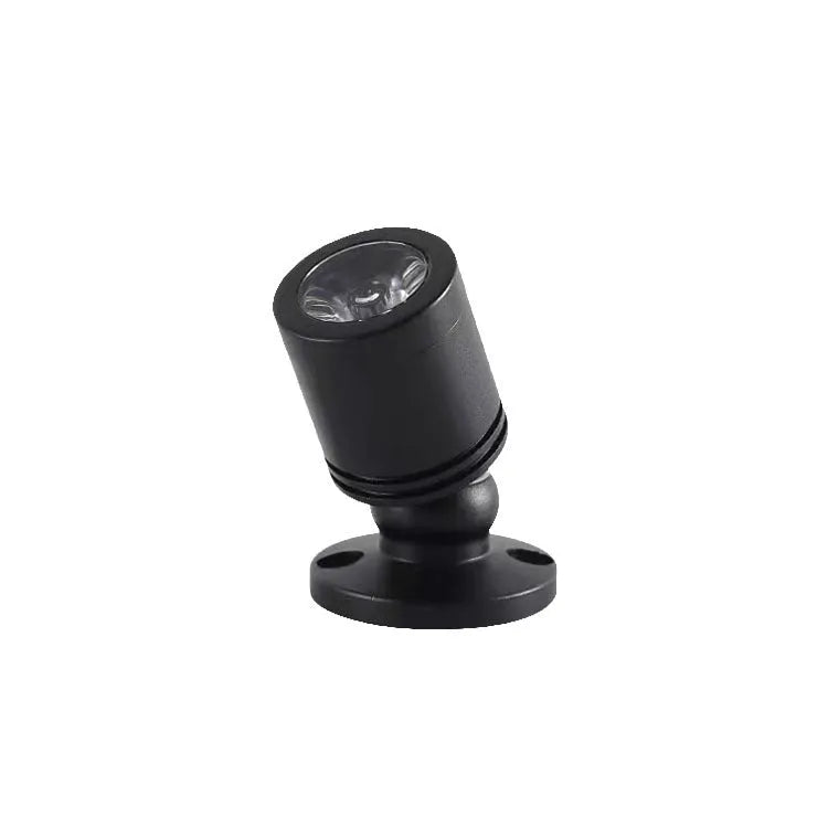 Mini Jewelly surface mounted spotlight aluminium black silver 1W 3W colour options