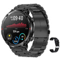 T30 smartwatch on wrist showing display, with Bluetooth calling and health monitoring features.