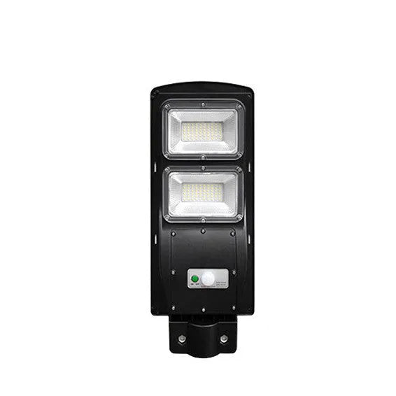 Integrated solar street light with 60W LED panel for outdoor garden and pathway illumination