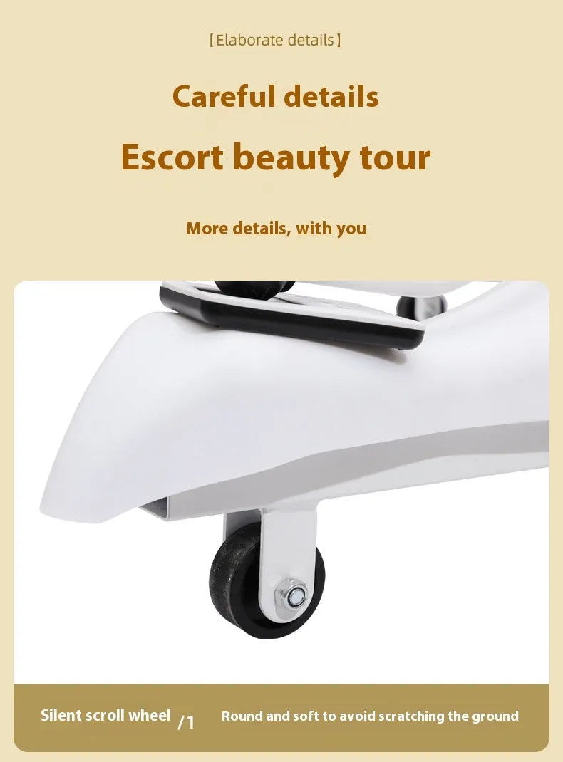 Leg stretching equipment with backrest option for yoga and dance flexibility training