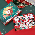 Christmas socks blind box decoration with resin and plastic construction for holiday displays