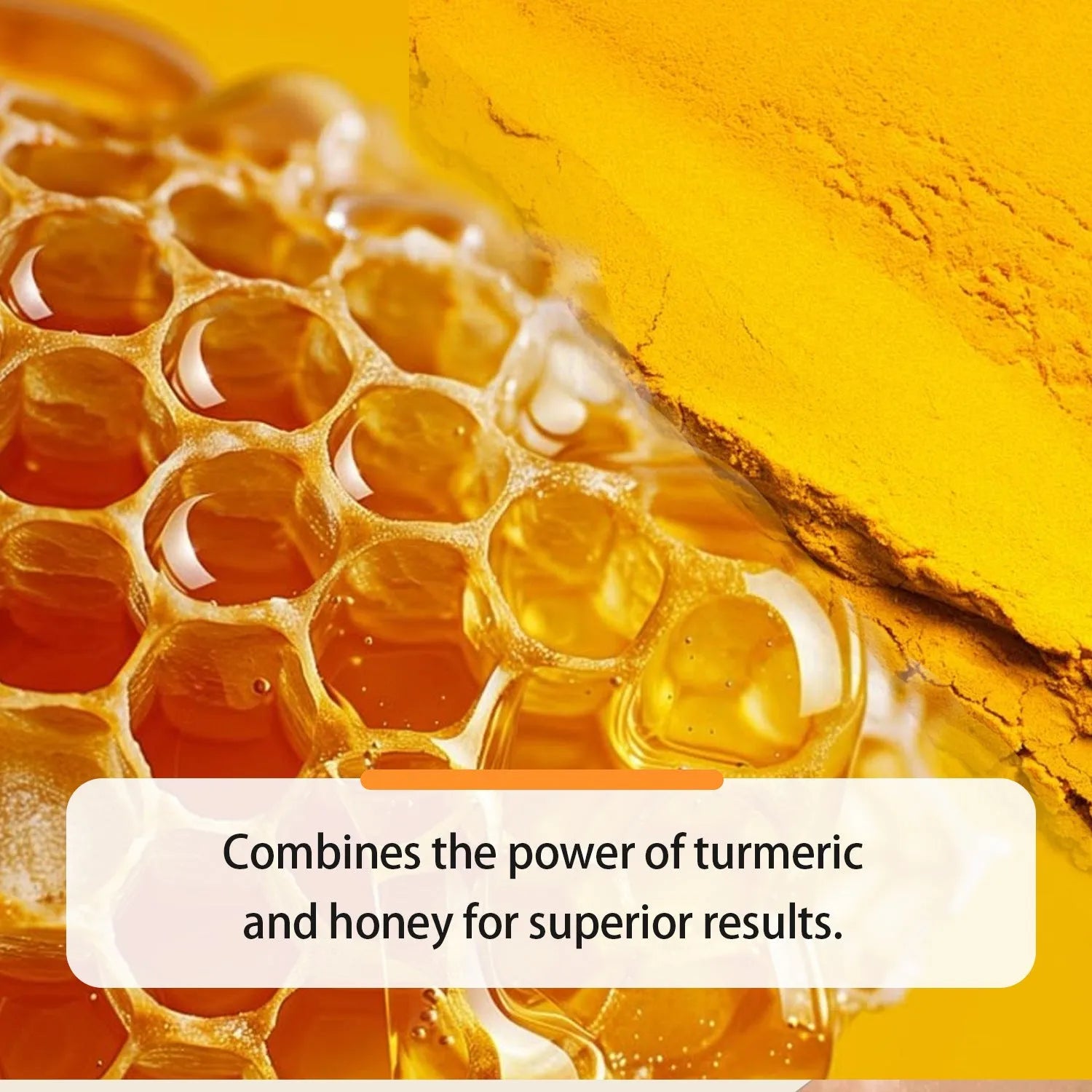 30ml bottle of turmeric honey essential oil in amber glass with neutral packaging
