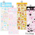 PVC waterproof cartoon stickers for notebook decoration in various styles