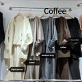 Women's knit cardigan vest suspender pants three-piece set in Japanese Korean casual style