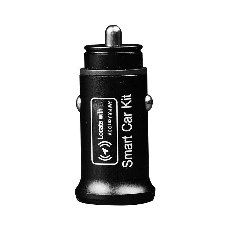 Black handheld GPS setting instrument for car charger locator systems with ABS plastic construction