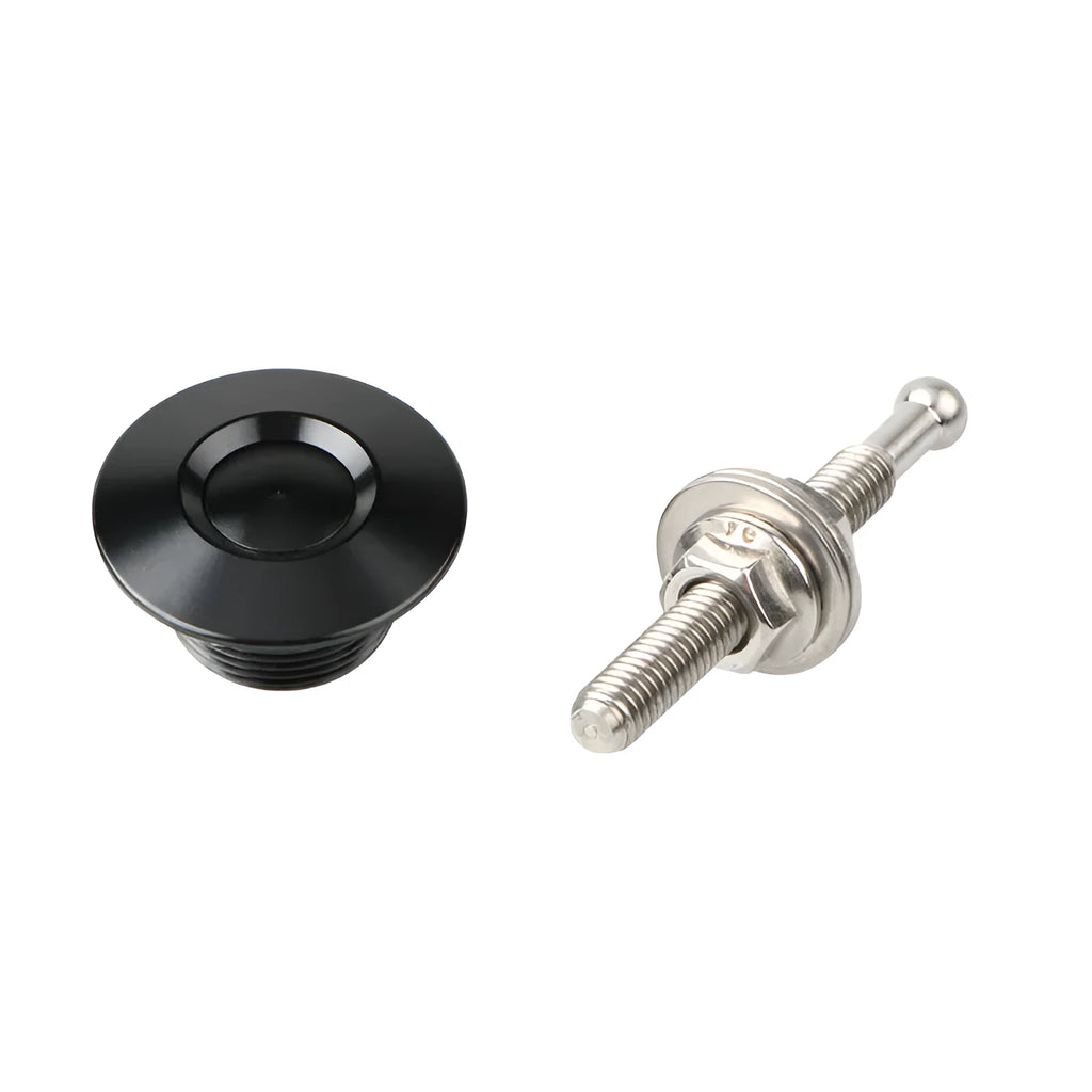 30mm diameter racing car engine cover lock in aluminium alloy with iron screw component