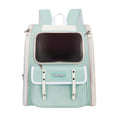 Pet bag in solid colour 1037 Gray, Oxford material, breathable carrier for cats up to 7.5kg and dogs up to 4kg